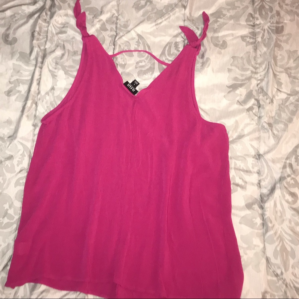 Cute pink tank top